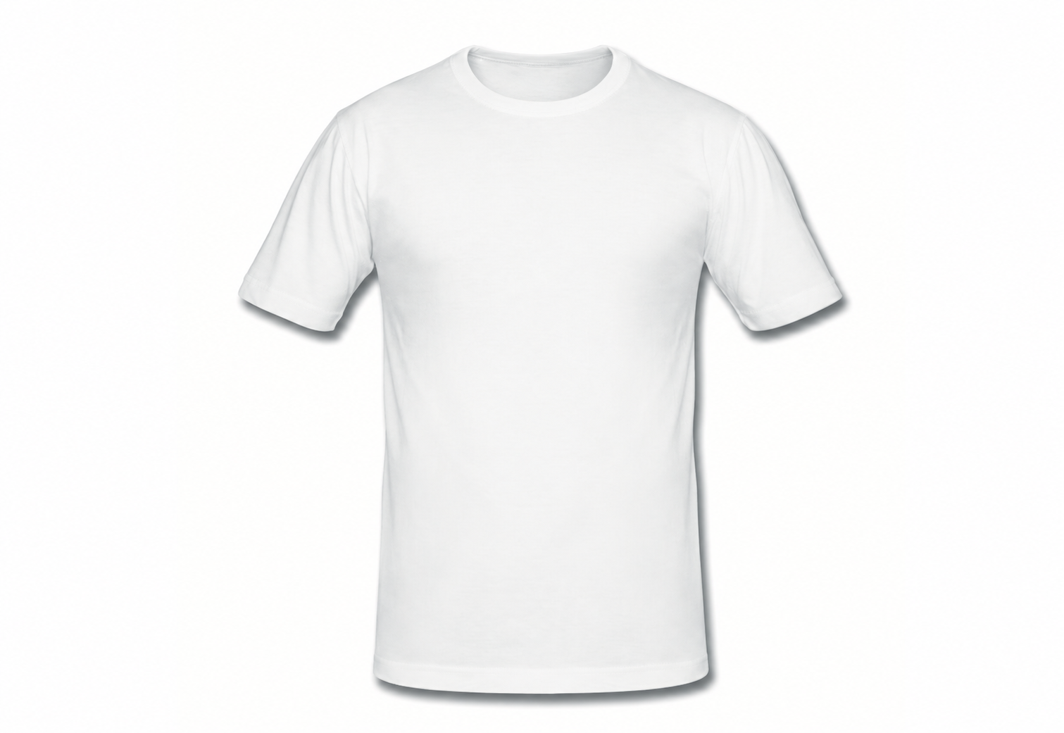 Tee-shirt blanc sans logo